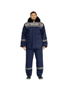 Костюм зим муж (куртка,пк) з35 син/сер 96-100/170-176 (Арсенал-СП)