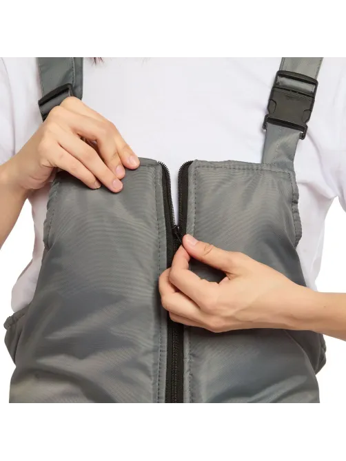Полукомбинезон рабочий зимний женский з46-ПК серый (р.60-62) 158-164