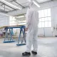 Комбинезон одноразовый с кап DELTA PLUS DT215 белый р-р М (DT215TM)