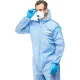Комбинезон одноразовый защитный с капюшоном SafeGard76 синий р-р L (ESB428)