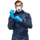 Комбинезон многоразовый защитный с капюшоном Jeta Safety JPC75b синий р. L