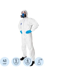 Комбинезон одноразовый защитный Vest-Prom 600,белый,р.2XL