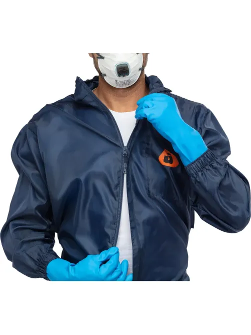 Комбинезон многоразовый защитный с капюшоном Jeta Safety JPC75b синий р. XL