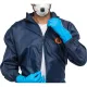 Комбинезон многоразовый защитный с капюшоном Jeta Safety JPC75b синий р. XL