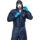 Комбинезон многоразовый защитный с капюшоном Jeta Safety JPC75b синий р. L