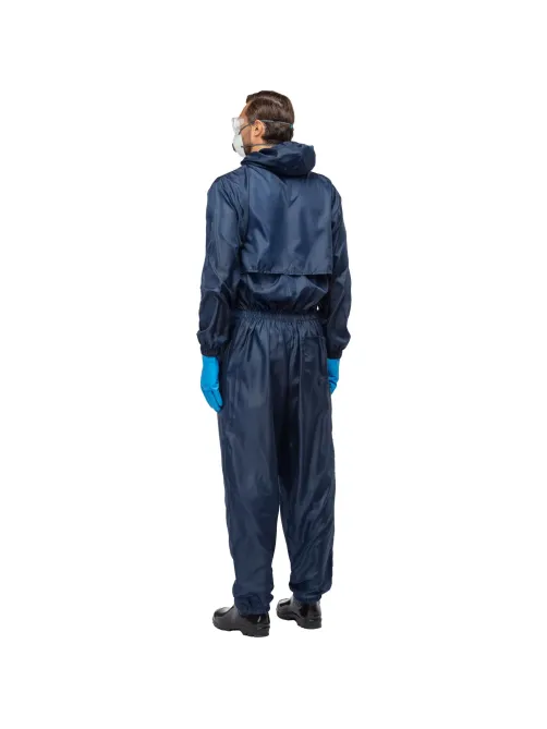 Комбинезон многоразовый защитный с капюшоном Jeta Safety JPC75b синий р. L