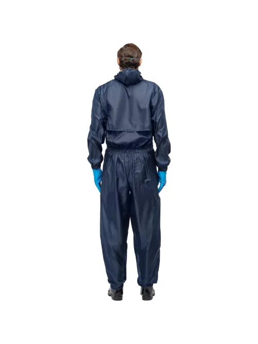 Комбинезон многоразовый защитный с капюшоном Jeta Safety JPC75b синий р. L