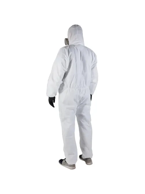 Комбинезон одноразовый (65г/м2)с кап.JetaSafetyJPC65 ElementComfrtбел рXXXL