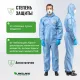 Комбинезон одноразовый защитный с капюшоном SafeGard76 синий р-р М (ESB428)
