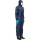 Комбинезон многоразовый защитный с капюшоном JetaSafety JPC75b синий р.М