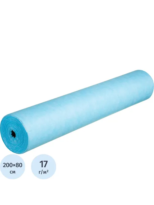 Простыня в рулоне 200x80, голубой, Комфорт, 75 шт/рул, 600-497
