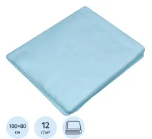 Простыня 100x80, смс, голубой, Стандарт, 50шт/уп, 00-975