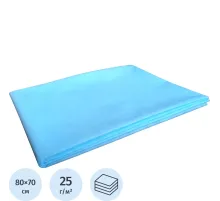 Простыня (салфетка) стерил. 80x70см спанбонд пл.25, голубой, 1шт, 4718/1