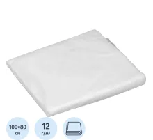 Простыня 100x80, смс, белый, Стандарт, 50шт/уп, 00-976