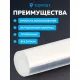 Стержни клеевые прозрачные 7x300, упаковка 20 штук, Topfort
