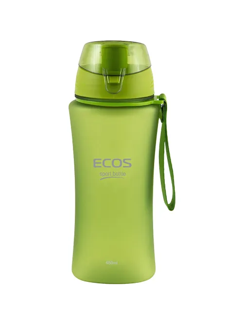 Бутылка для воды 480 мл ECOS SK5014 зеленая, 004734