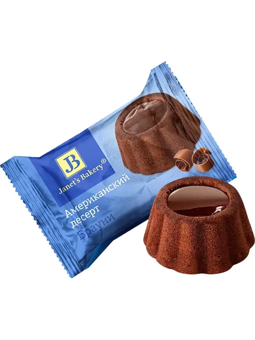 Пирожное Janets Bakery Американский Брауни, 500г