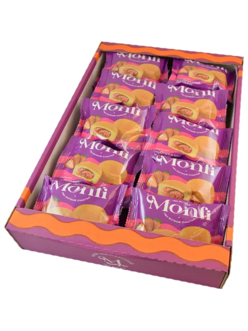 Пирожное Monfi torty с клубничной начинкой 540г