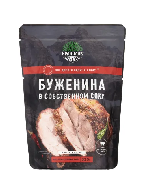 Буженина в собственном соку Кронидов, 325г