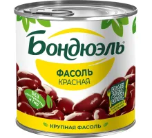 Фасоль Консервация Бондюэль красная, 400г