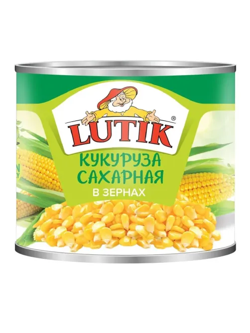 Кукуруза Консервация отбороная LUTIK, 425мл