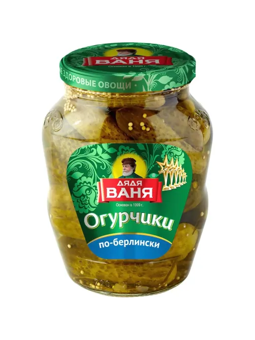 Огурцы Консервация марин. По-Берлински Дядя Ваня, 680г