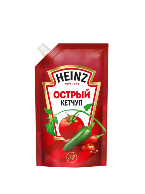 Кетчуп Heinz Острый дой-пак, 320 г