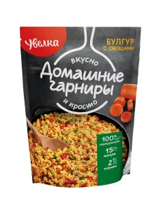 Булгур с овощами Увелка, 150г