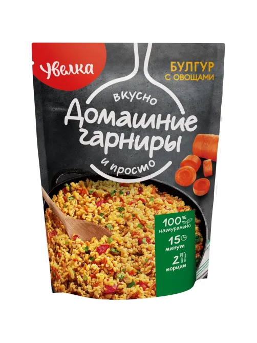 Булгур с овощами Увелка, 150г