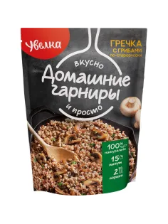 Гречка с грибами по-старорусски Увелка,  150г
