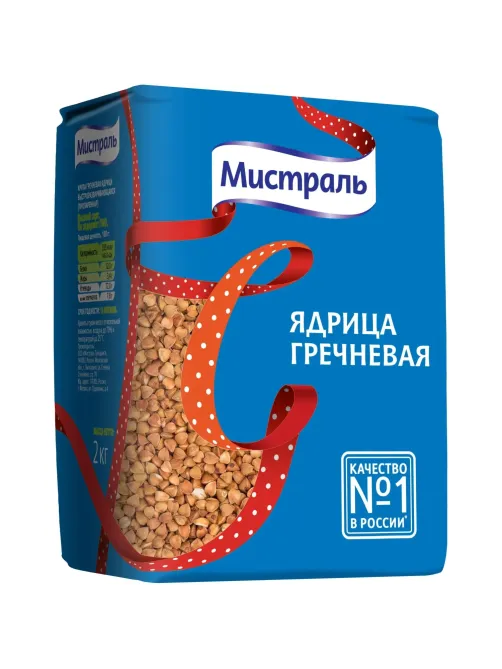 Гречка крупа МИСТРАЛЬ ядрица, 2кг