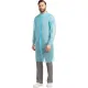 Халат на липучках 20гр/м2 р.XXXL, голубой (10шт/упак),арт.406-878-008,к
