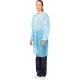 Халат на липучках 20гр/м2 р.XXL, голубой (10шт/упак),арт.406-878-007,к