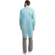 Халат на липучках 20гр/м2 р.XXXL, голубой (10шт/упак),арт.406-878-008,к