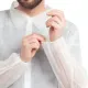 Халат на липучках 20гр/м2 р.XXL, белый, (10шт/упак),арт.406-878-003,к