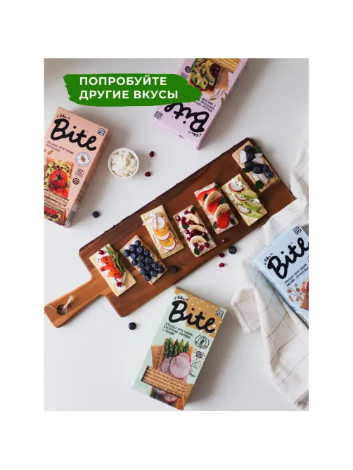 Хлебцы кукурузно-рисовые Bite с луком,без глютена,натуральные, 150г