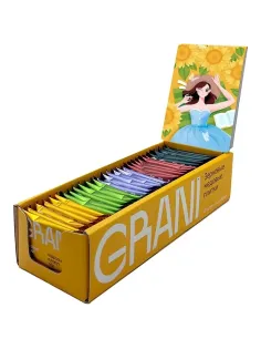 Зерновые плитки медовые GRANI ассорти 7гx30шт/уп 880690/880744