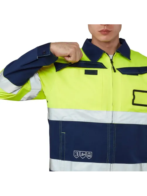 Костюм лет муж (куртка, бр) Кандел (лс01) ф.желт/т.син 88-92/158-164