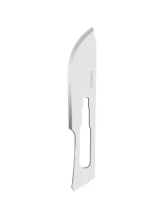 Лезвие для скальпеля стерил. из нерж.стали р-10, RIBBEL 100шт/уп