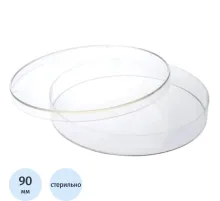 Чашка Петри стерил., диам.90, пластик, 20шт/уп Полиэфир
