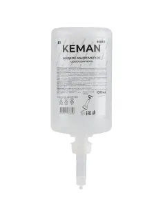 Картридж с жидким мылом KEMAN LIQUID SOAP SOFT мягк S1 1000мл 6шт/уп 400511