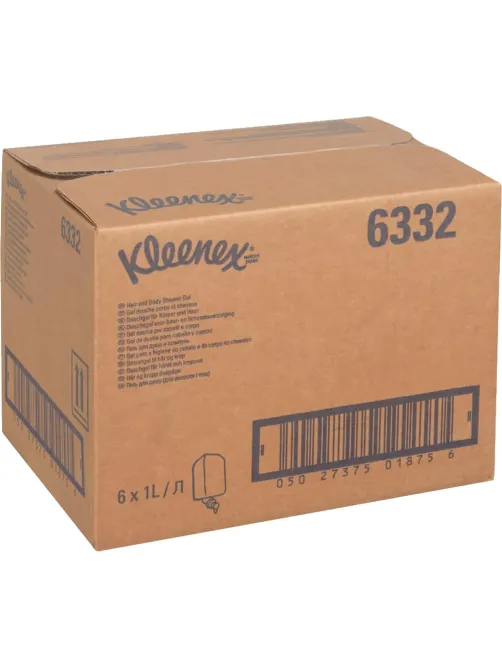 Картридж с гелем для душа и шампунем KK Kleenex 6 кассет. 1л. 6332
