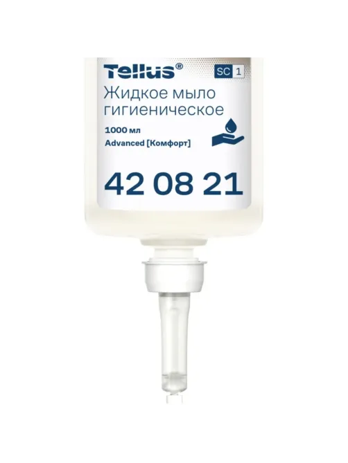 Картридж с жидким мылом Торк/Tellus S1 Прем мыло-гель 1л, 420820/420821