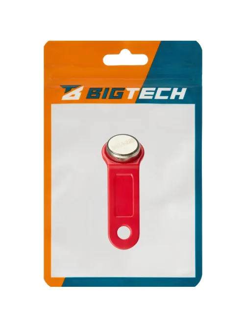 Электронный ключ Bigtech Touch Memory (iButton) DS 1990  красный (уп.10шт)
