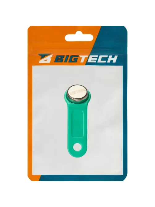 Электронный ключ Bigtech Touch Memory (iButton) DS 1990 зеленый (уп.10шт)