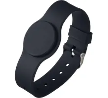 Браслет доступа (RFID-браслет) Bigtech Mifare 1К, с застежкой (черный)