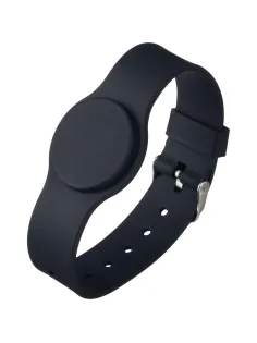 Браслет доступа (RFID-браслет) Bigtech Mifare 1К, с застежкой (черный)