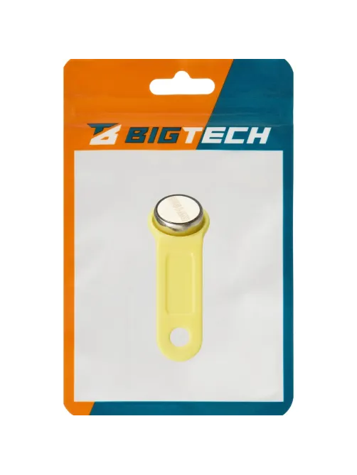 Электронный ключ Bigtech Touch Memory (iButton) DS 1990 желтый (уп.10шт)