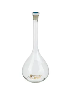 Колба мерная с пласт.пробкой 2-2000 ПП,  ГОСТ 1770-74