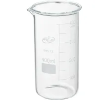 Лабораторный стакан В-1-400 ТС, с дел., ГОСТ 23932-90 Apexlab